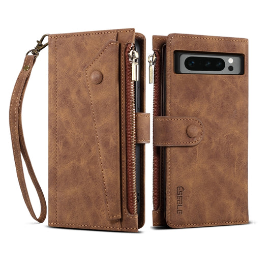 For Google Pixel 8 Pro ESEBLE Retro Frosted RFID Flip Leather Phone Case(Brown) - Google Cases by ESEBLE | Online Shopping South Africa | PMC Jewellery | Buy Now Pay Later Mobicred