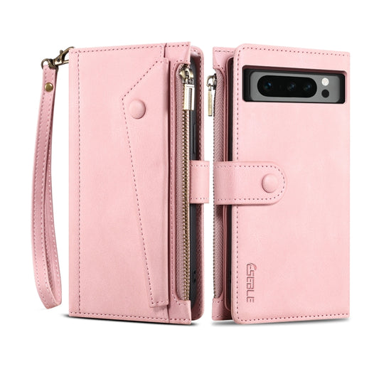 For Google Pixel 8 Pro ESEBLE Retro Frosted RFID Flip Leather Phone Case(Rose Gold) - Google Cases by ESEBLE | Online Shopping South Africa | PMC Jewellery | Buy Now Pay Later Mobicred