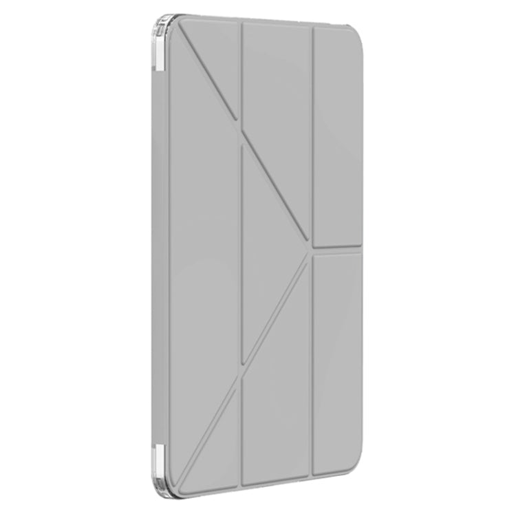 For iPad Air 11 2025 / 2024 Mutural Deformation Stand Smart Leather Tablet Case(Grey) - free shipping - PMC TechLife - Order now!