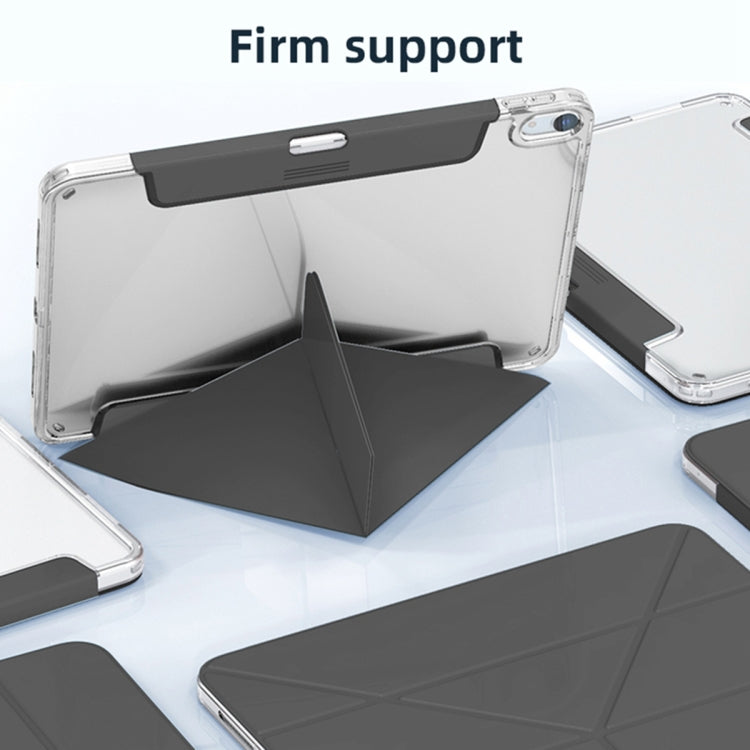 For iPad Pro 13 2024 Mutural Deformation Stand Smart Leather Tablet Case(Grey) - free shipping - PMC TechLife - Order now!