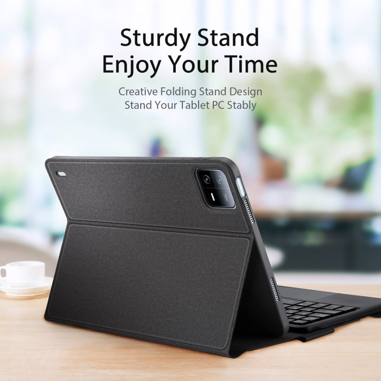 For Xiaomi Pad 6 / Pad 6 Pro DUX DUCIS TK Series Bluetooth Keyboard Leather Case with Touchpad(Black) - free shipping - PMC TechLife - Order now!