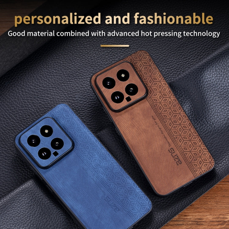 For Xiaomi 14 AZNS 3D Embossed Skin Feel Phone Case(Sapphire Blue) - 14 Cases by AZNS | Online Shopping South Africa | PMC Jewellery | Buy Now Pay Later Mobicred