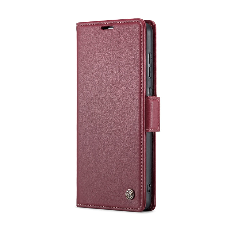 For Samsung Galaxy S20 CaseMe 023 Butterfly Buckle Litchi Texture RFID Anti-theft Leather Phone Case(Wine Red) - Galaxy Phone Cases by CaseMe | Online Shopping South Africa | PMC Jewellery | Buy Now Pay Later Mobicred