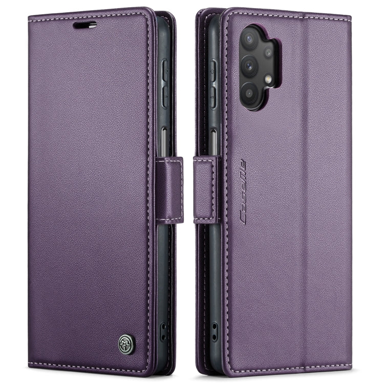 For Samsung Galaxy A32 5G / M32 5G CaseMe 023 Butterfly Buckle Litchi Texture RFID Anti-theft Leather Phone Case(Pearly Purple) - Galaxy Phone Cases by CaseMe | Online Shopping South Africa | PMC Jewellery | Buy Now Pay Later Mobicred