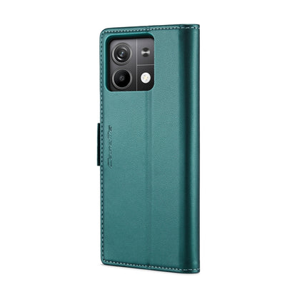 For Xiaomi Redmi Note 13 5G CaseMe 023 Butterfly Buckle Litchi Texture RFID Anti-theft Leather Phone Case(Pearly Blue) - Xiaomi Cases by CaseMe | Online Shopping South Africa | PMC Jewellery | Buy Now Pay Later Mobicred