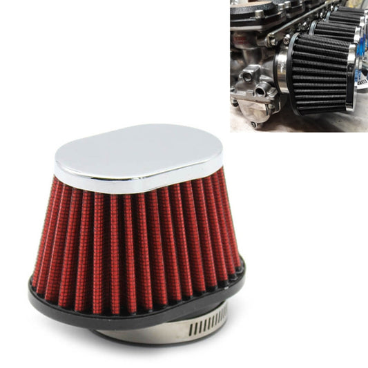 51mm XH-UN073 Mushroom Head Style Car Modified Air Filter Motorcycle Exhaust Filter(Red) - Air Intake System by PMC Jewellery | Online Shopping South Africa | PMC Jewellery | Buy Now Pay Later Mobicred