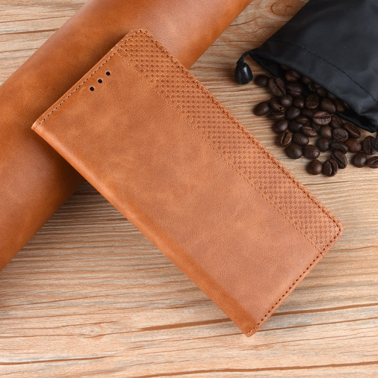 For Google Pixel 9 Magnetic Buckle Retro Texture Leather Phone Case(Brown) - Google Cases by PMC TechLife | Online Shopping South Africa | PMC TechLife | Buy Now Pay Later Mobicred