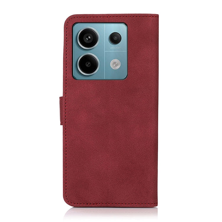 For Xiaomi Redmi Note 13 KHAZNEH Matte Texture Leather Phone Case(Red) - Xiaomi Cases by PMC TechLife | Online Shopping South Africa | PMC TechLife | Buy Now Pay Later Mobicred