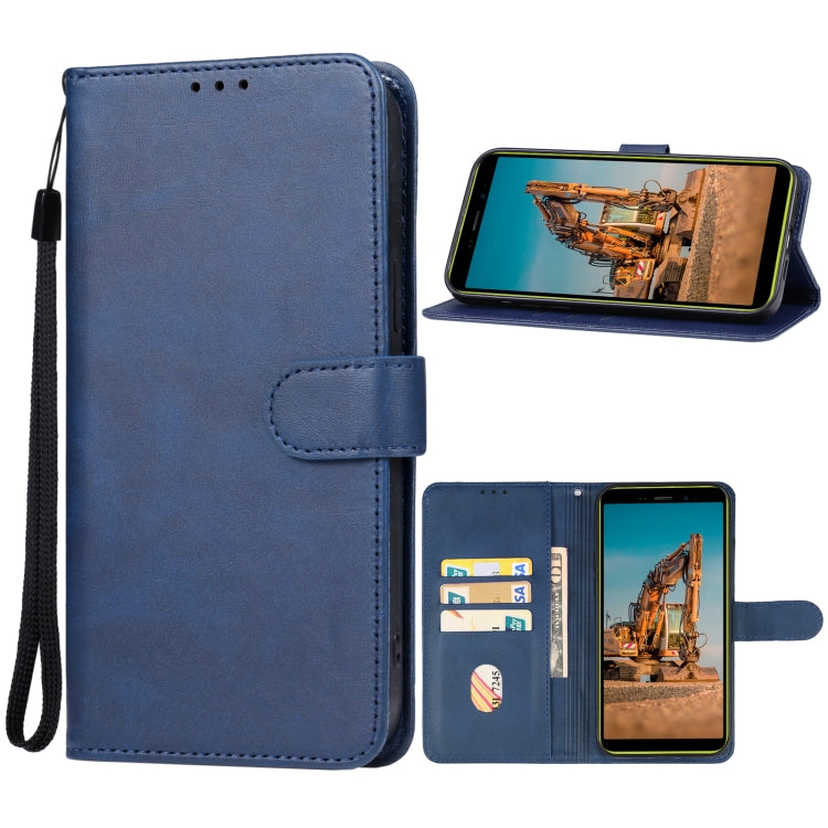 For Ulefone Armor X12 Leather Phone Case(Blue) - Ulefone Cases by PMC Jewellery | Online Shopping South Africa | PMC Jewellery | Buy Now Pay Later Mobicred