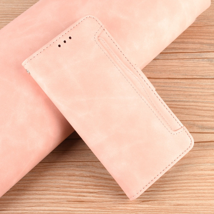 For Xiaomi Redmi K70 / K70 Pro 5G Skin Feel Calf Texture Card Slots Leather Phone Case(Pink) - K70 Pro Cases by PMC Jewellery | Online Shopping South Africa | PMC Jewellery | Buy Now Pay Later Mobicred