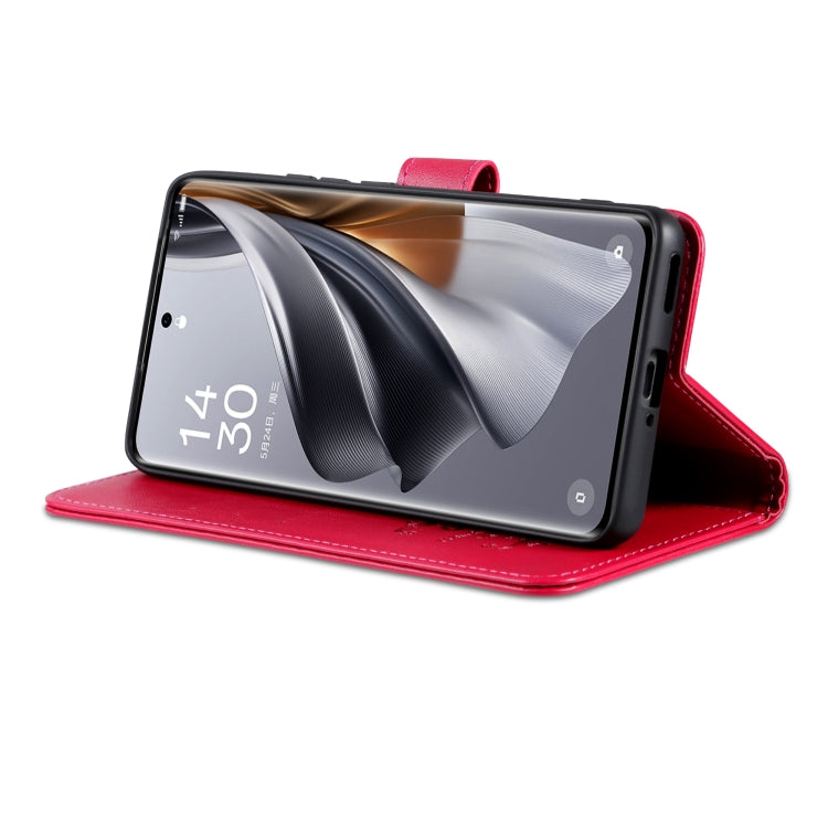 For vivo S18 Pro AZNS Sheepskin Texture Flip Leather Phone Case(Red) - vivo Cases by AZNS | Online Shopping South Africa | PMC TechLife | Buy Now Pay Later Mobicred