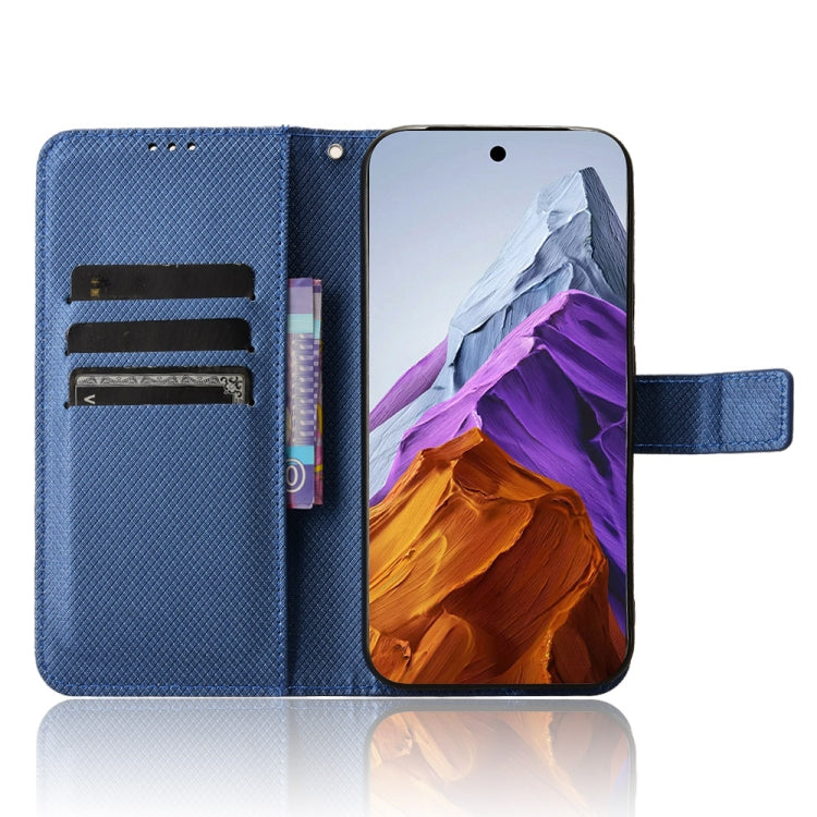For Google Pixel 9 Diamond Texture Leather Phone Case(Blue) - Google Cases by PMC TechLife | Online Shopping South Africa | PMC TechLife | Buy Now Pay Later Mobicred