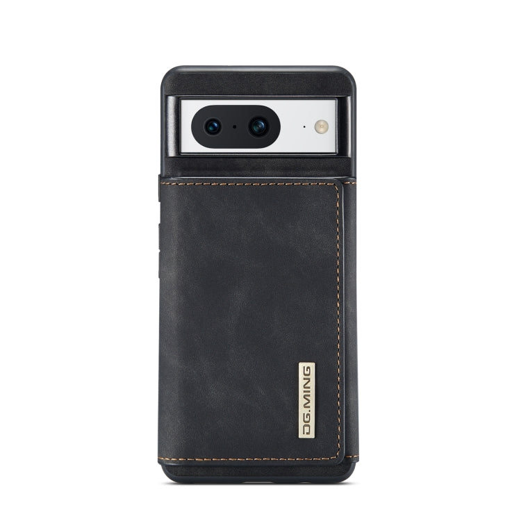 For Google Pixel 8 DG.MING M1 Series 3-Fold Multi Card Wallet + Magnetic Phone Case(Black) - Google Cases by DG.MING | Online Shopping South Africa | PMC TechLife | Buy Now Pay Later Mobicred