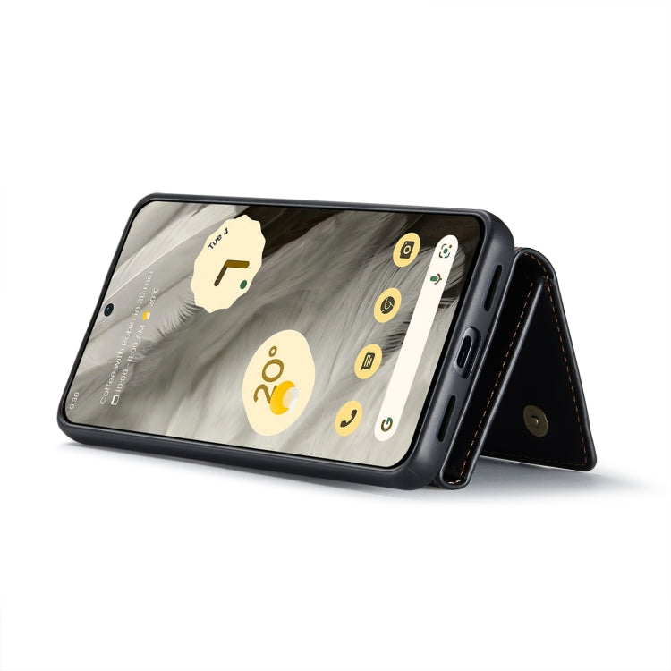 For Google Pixel 8 DG.MING M1 Series 3-Fold Multi Card Wallet + Magnetic Phone Case(Black) - Google Cases by DG.MING | Online Shopping South Africa | PMC TechLife | Buy Now Pay Later Mobicred