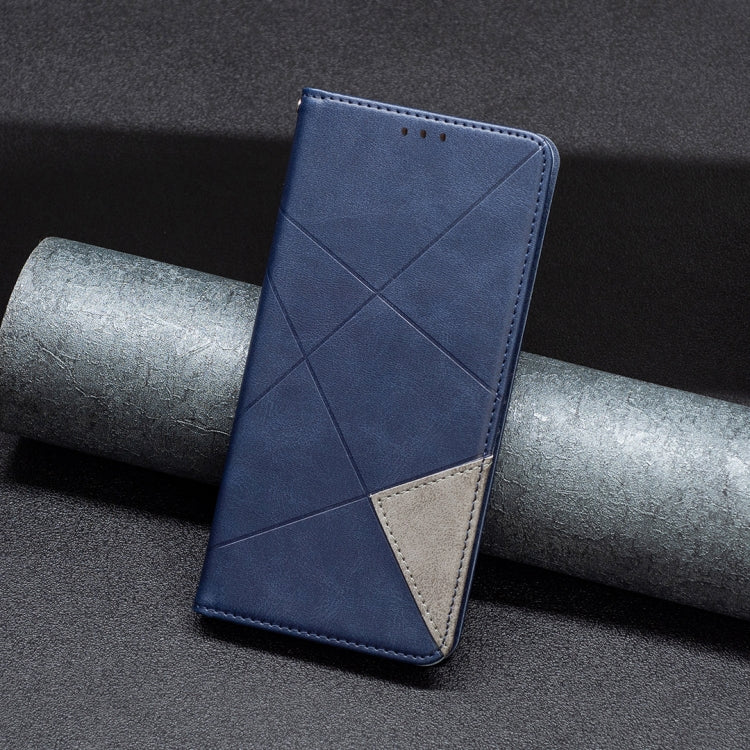 For Xiaomi Redmi Note 13 Pro 5G Rhombus Texture Magnetic Leather Phone Case(Blue) - Xiaomi Cases by PMC TechLife | Online Shopping South Africa | PMC TechLife | Buy Now Pay Later Mobicred