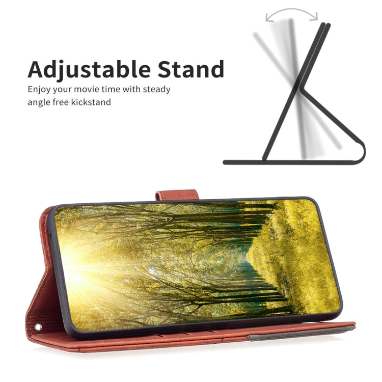 For Google Pixel 9 Magnetic Buckle Rhombus Texture Leather Phone Case(Brown) - Google Cases by PMC TechLife | Online Shopping South Africa | PMC TechLife | Buy Now Pay Later Mobicred