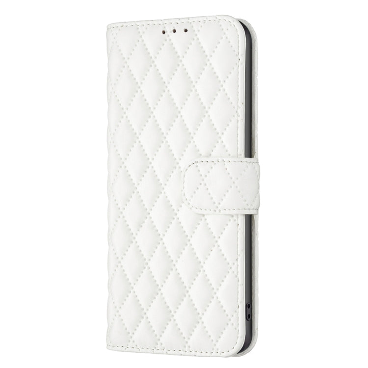 For Google Pixel 9 Diamond Lattice Wallet Leather Flip Phone Case(White) - Google Cases by PMC Jewellery | Online Shopping South Africa | PMC Jewellery | Buy Now Pay Later Mobicred