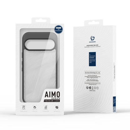 For Google Pixel 9 / 9 Pro DUX DUCIS Aimo Series TPU + PC Frosted Feel Phone Case(Black) - Google Cases by DUX DUCIS | Online Shopping South Africa | PMC Jewellery | Buy Now Pay Later Mobicred