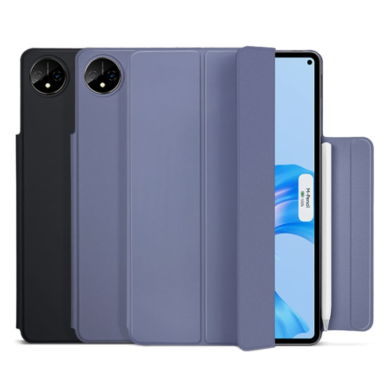 For Huawei Matepad Pro 10.8 3-fold Double-sided Clip Buckle Magnetic Smart Tablet Case(Black) - Huawei by PMC TechLife | Online Shopping South Africa | PMC TechLife | Buy Now Pay Later Mobicred