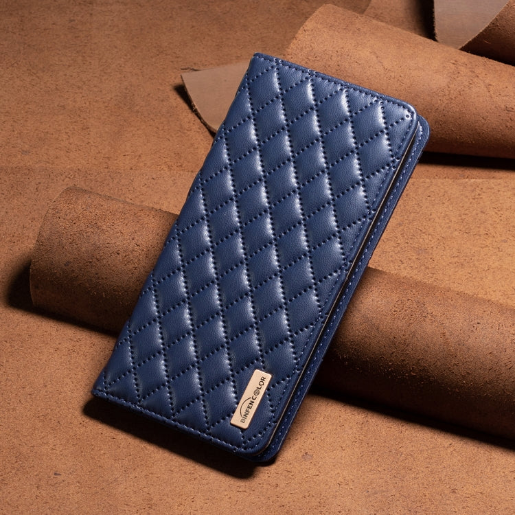 For Xiaomi Redmi K70 / K70 Pro Diamond Lattice Magnetic Leather Flip Phone Case(Blue) - K70 Pro Cases by PMC Jewellery | Online Shopping South Africa | PMC Jewellery | Buy Now Pay Later Mobicred