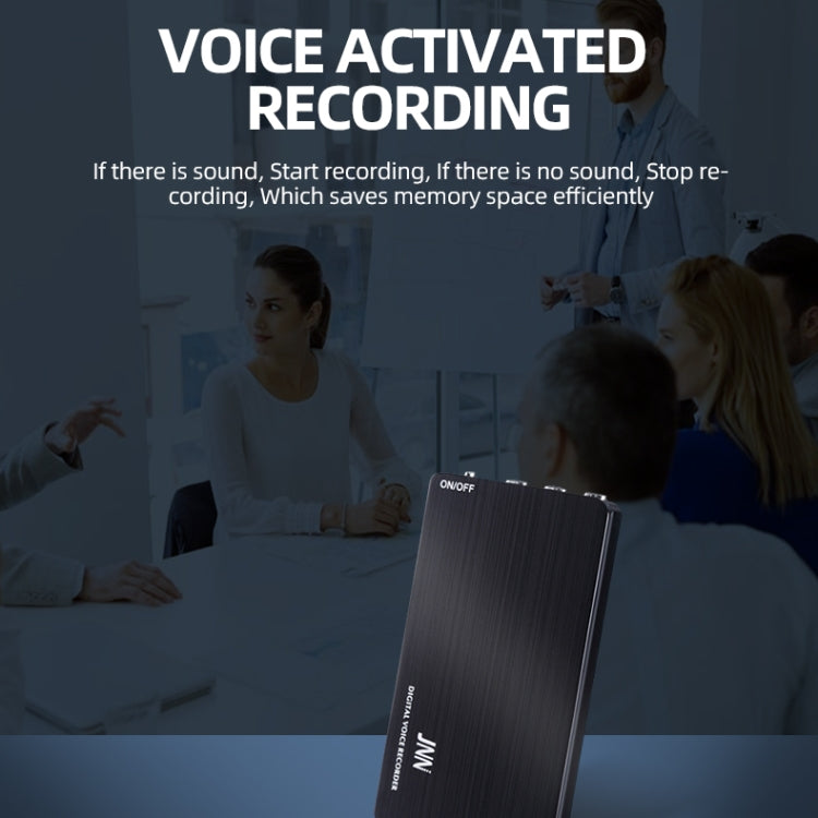 JNN M2 Ultra-thin HD Noise Reduction Intelligent Control Voice Voice Recorder, Capacity:4GB(Black) - Other Style by JNN | Online Shopping South Africa | PMC Jewellery | Buy Now Pay Later Mobicred