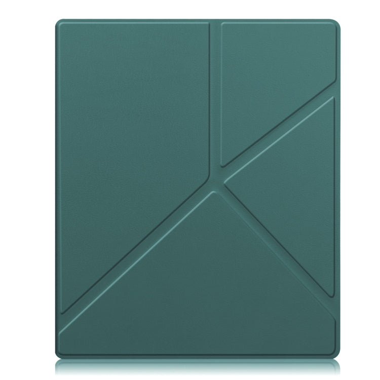 For Kobo Elipsa 2E Solid Color Deformation TPU Leather Smart Tablet Case(Green) - Others by PMC TechLife | Online Shopping South Africa | PMC TechLife | Buy Now Pay Later Mobicred