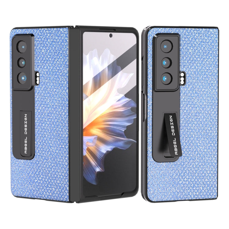 For Honor Magic Vs ABEEL Integrated Diamond Series Phone Case with Holder(Sapphire Blue) - Honor Cases by PMC TechLife | Online Shopping South Africa | PMC TechLife | Buy Now Pay Later Mobicred