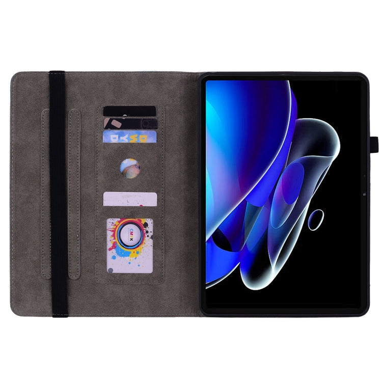 For Realme Pad X Butterfly Rose Embossed Leather Tablet Case(Purple) - Realme by PMC TechLife | Online Shopping South Africa | PMC TechLife | Buy Now Pay Later Mobicred