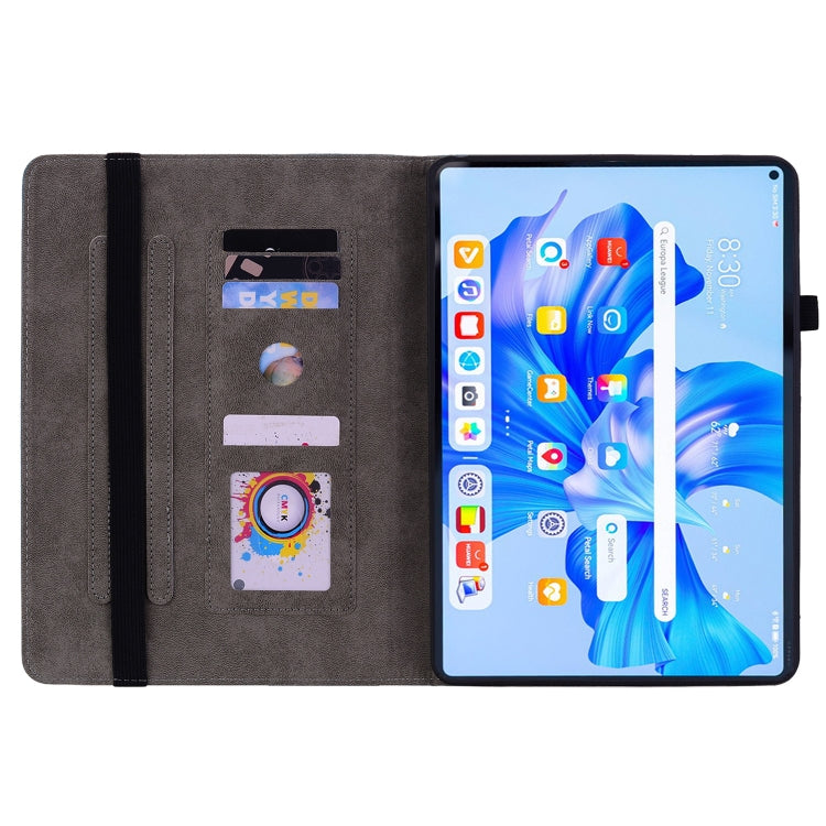 For Huawei MatePad Pro 11 2022 Butterfly Rose Embossed Leather Tablet Case(Red) - Huawei Cases by PMC TechLife | Online Shopping South Africa | PMC TechLife | Buy Now Pay Later Mobicred