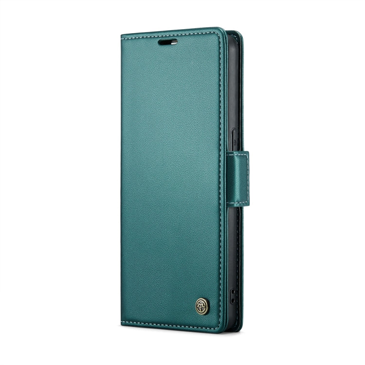 For OPPO Reno8 Pro 5G Global CaseMe 023 Butterfly Buckle Litchi Texture RFID Anti-theft Leather Phone Case(Pearly Blue) - OPPO Cases by CaseMe | Online Shopping South Africa | PMC Jewellery | Buy Now Pay Later Mobicred