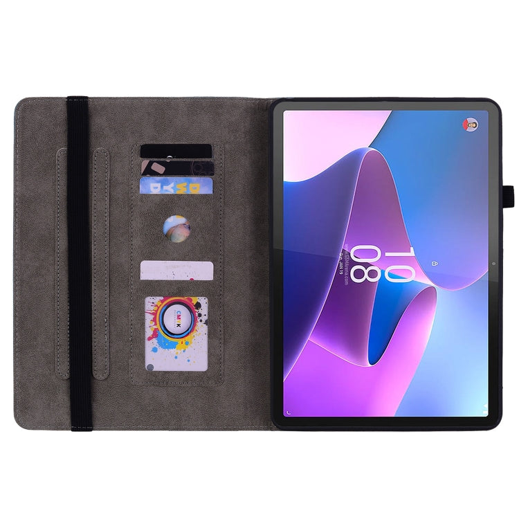 For Lenovo Tab P11 Gen 2 11.5 Butterfly Rose Embossed Leather Tablet Case(Pink) - Lenovo by PMC TechLife | Online Shopping South Africa | PMC TechLife | Buy Now Pay Later Mobicred