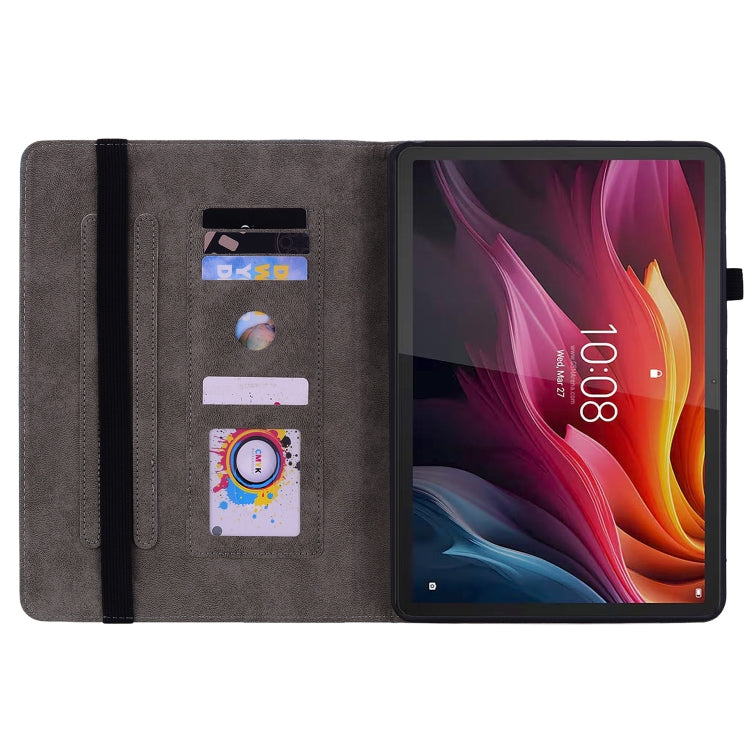 For Lenovo Tab K11 Plus Butterfly Rose Embossed Leather Tablet Case(Red) - Lenovo by PMC TechLife | Online Shopping South Africa | PMC TechLife | Buy Now Pay Later Mobicred