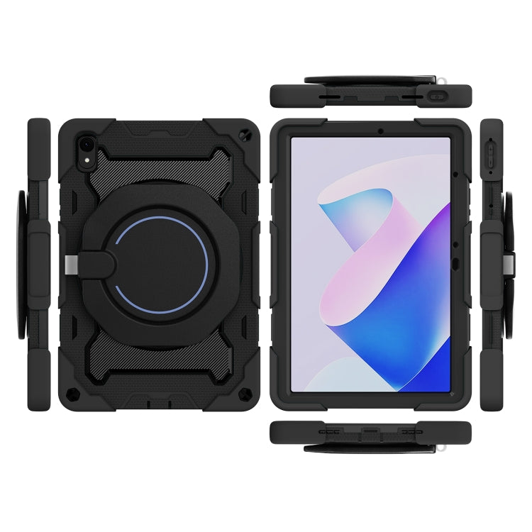 For Huawei MatePad 11 2023 Armor Contrast Color Silicone + PC Tablet Case(Black) - Huawei by PMC TechLife | Online Shopping South Africa | PMC TechLife | Buy Now Pay Later Mobicred