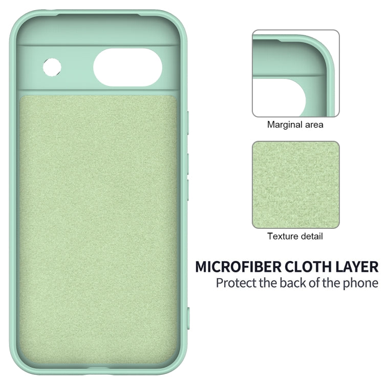 For Google Pixel 8a Pure Color Liquid Silicone Shockproof Phone Case(Green) - free shipping - PMC TechLife - Order now!