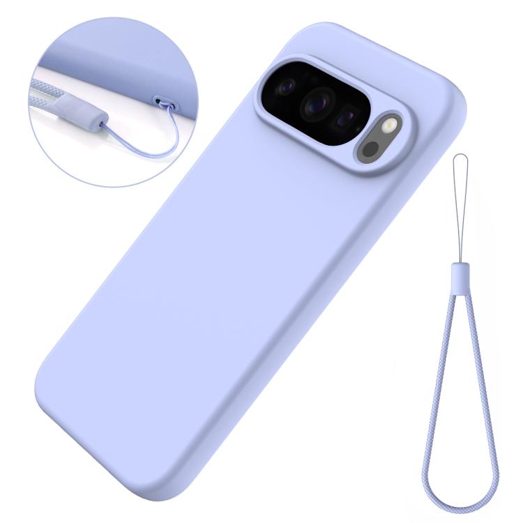 For Google Pixel 10 Pro XL Pure Color Liquid Silicone Shockproof Phone Case(Purple) - free shipping - PMC TechLife - Order now!