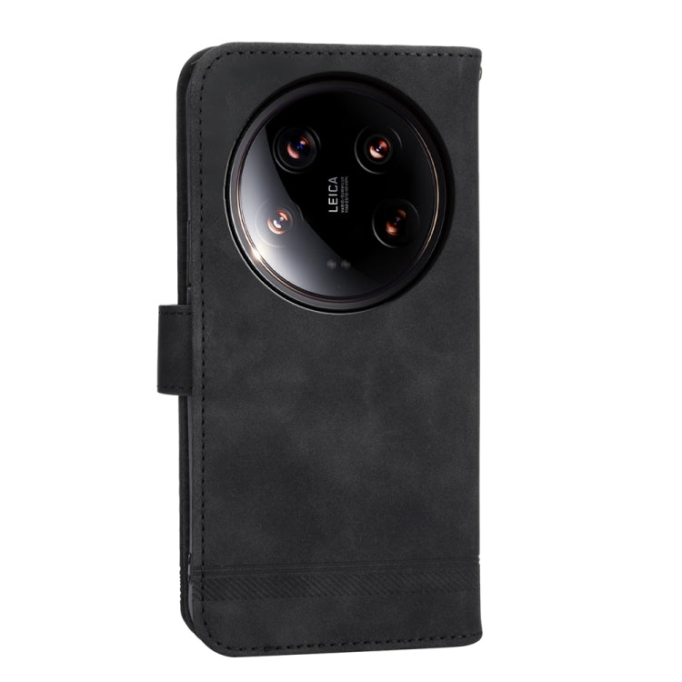 For Xiaomi 14 Ultra Dierfeng Dream Line TPU + PU Leather Phone Case(Black) - 14 Ultra Cases by PMC TechLife | Online Shopping South Africa | PMC TechLife | Buy Now Pay Later Mobicred