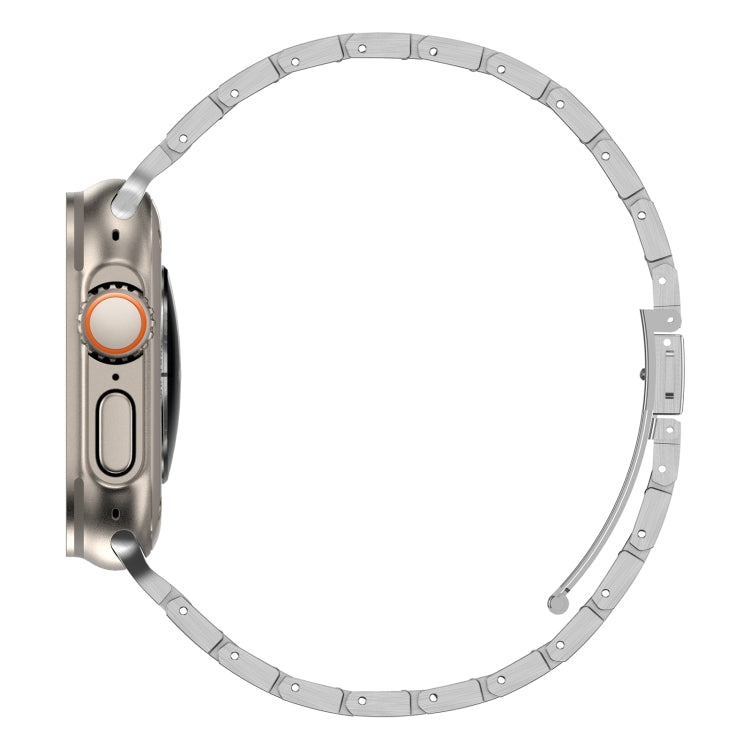 Double Rows Metal Watch Band For Apple Watch Series 10 42mm(Silver) - free shipping - PMC TechLife - Order now!