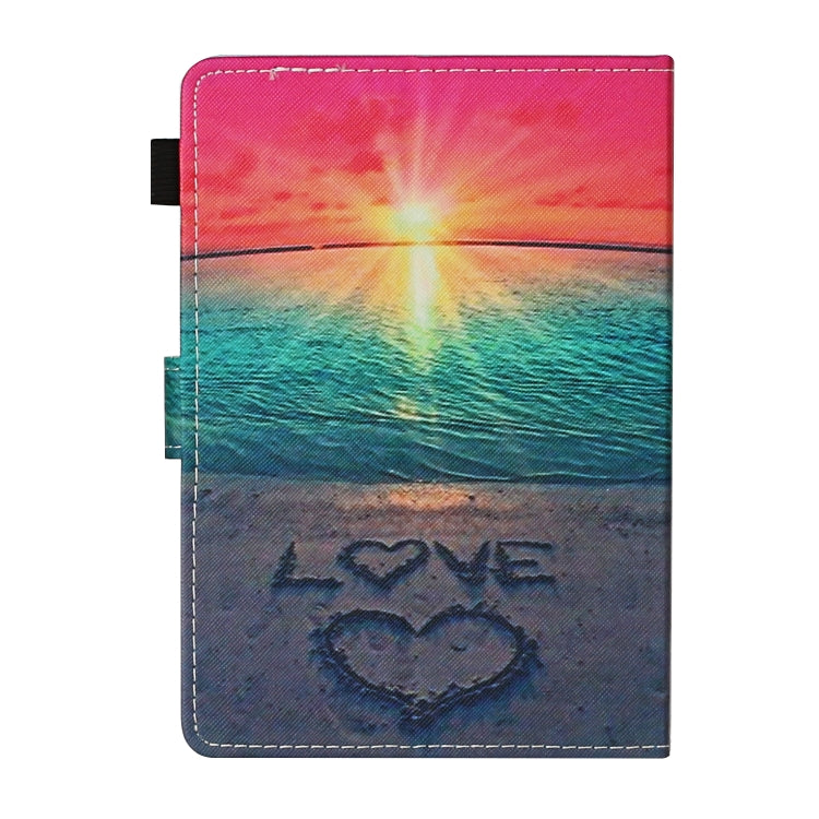 For 10 inch Universal Tablet PC Colored Drawing Pattern Horizontal Flip Leather Case with Holder & Card Slots(Sunrise) - 10 - 11 inch by PMC TechLife | Online Shopping South Africa | PMC TechLife | Buy Now Pay Later Mobicred