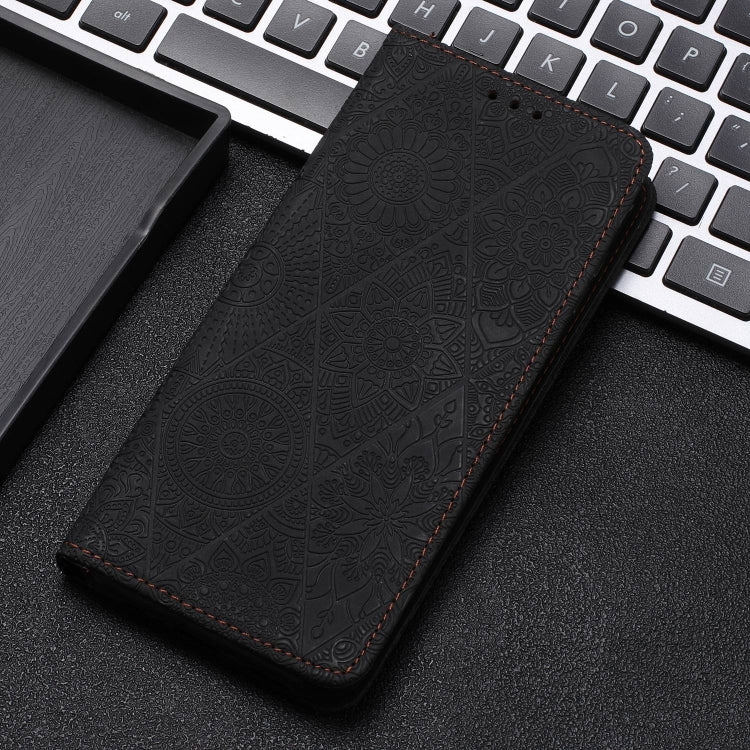 For Xiaomi 12 Lite Ethnic Embossed Adsorption Leather Phone Case(Black) - Xiaomi Cases by PMC Jewellery | Online Shopping South Africa | PMC Jewellery | Buy Now Pay Later Mobicred