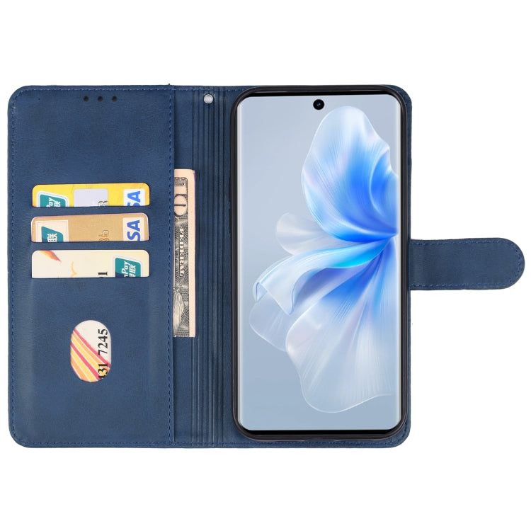 For vivo S18 Pro Leather Phone Case(Blue) - S18 Pro Cases by PMC Jewellery | Online Shopping South Africa | PMC Jewellery | Buy Now Pay Later Mobicred