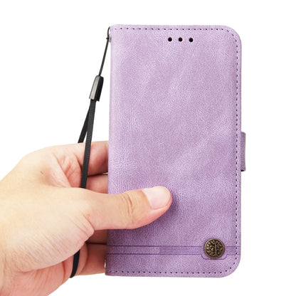 For Xiaomi Redmi K70 / K70 Pro Skin Feel Life Tree Metal Button Leather Phone Case(Purple) - K70 Pro Cases by PMC Jewellery | Online Shopping South Africa | PMC Jewellery | Buy Now Pay Later Mobicred