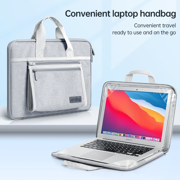 13/13.3 inch Oxford Fabric Portable Laptop Handbag(Dark Blue) - 13.3 inch by PMC Jewellery | Online Shopping South Africa | PMC Jewellery | Buy Now Pay Later Mobicred
