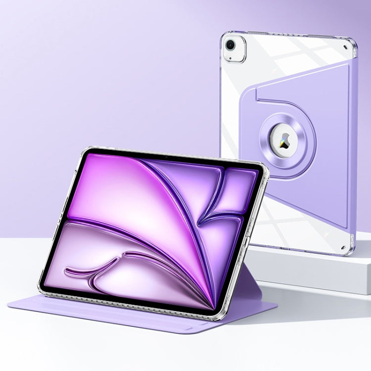 For iPad Air 13 2024 Magnetic Split Leather Smart Tablet Case(Purple) - iPad Air 13 2024 Cases by PMC TechLife | Online Shopping South Africa | PMC TechLife | Buy Now Pay Later Mobicred