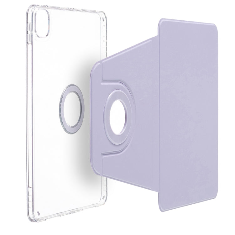 For iPad Air 13 2024 Magnetic Split Leather Smart Tablet Case(Purple) - iPad Air 13 2024 Cases by PMC TechLife | Online Shopping South Africa | PMC TechLife | Buy Now Pay Later Mobicred