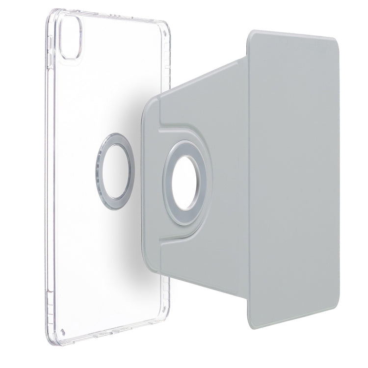 For iPad Air 11 2025 / 2024 Magnetic Split Leather Smart Tablet Case(Grey) - iPad Air 11 2025 / 2024 Cases by PMC TechLife | Online Shopping South Africa | PMC TechLife | Buy Now Pay Later Mobicred