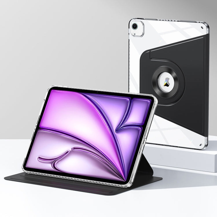 For iPad Air 11 2024 Magnetic Split Leather Smart Tablet Case(Black) - iPad Air 11 2024 Cases by PMC TechLife | Online Shopping South Africa | PMC TechLife | Buy Now Pay Later Mobicred