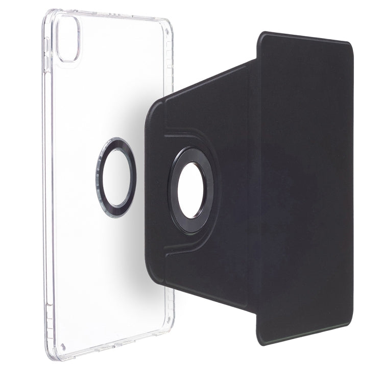 For iPad Air 11 2024 Magnetic Split Leather Smart Tablet Case(Black) - iPad Air 11 2024 Cases by PMC TechLife | Online Shopping South Africa | PMC TechLife | Buy Now Pay Later Mobicred