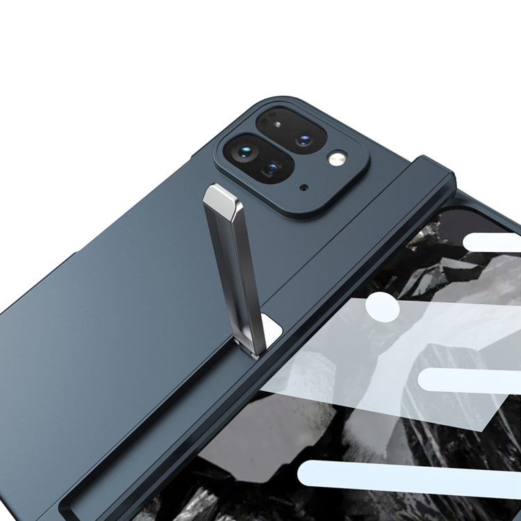 For Google Pixel 9 Pro Fold GKK Integrated Fold Hinge Full Coverage Phone Case with Holder(White) - free shipping - PMC Jewellery - Order now!