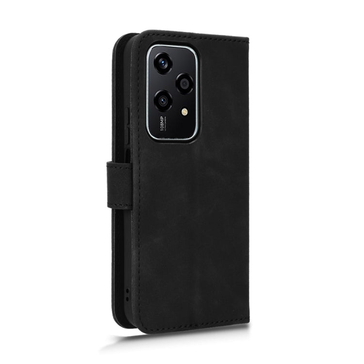 For Honor 200 Lite Skin Feel Magnetic Flip Leather Phone Case(Black) - Honor Cases by PMC Jewellery | Online Shopping South Africa | PMC Jewellery | Buy Now Pay Later Mobicred