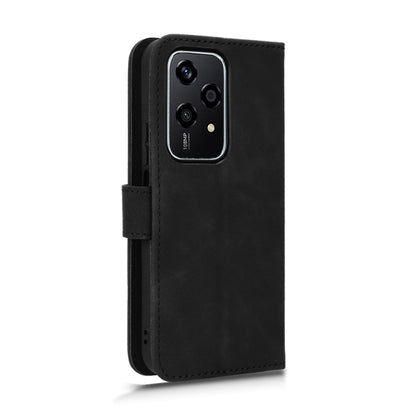 For Honor 200 Lite Skin Feel Magnetic Flip Leather Phone Case(Black) - Honor Cases by PMC Jewellery | Online Shopping South Africa | PMC Jewellery | Buy Now Pay Later Mobicred